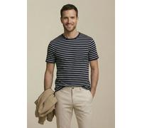Fynch-Hatton Casual Fit T-Shirt dunkelblau, Gestreift