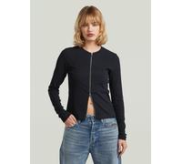 T-Shirt G-STAR "2 Way Slim Rib T-Shirt", Damen, Gr. XL, salute, Obermaterial: 95% Baumwolle, 5% Elasthan, Shirts T-Shirt (68437213-XL) salute