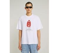 T-Shirt G-STAR "Archive Print Boxy T-Shirt", Damen, Gr. S, weiß inflatable unit, Obermaterial: 100% Baumwolle, Shirts T-Shirt (76083140-S) weiß inflatable unit