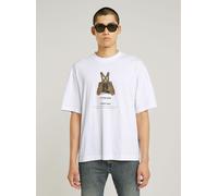 T-Shirt G-STAR "Archive Print Boxy T-Shirt", Damen, Gr. XXL, weiß strap vest, Obermaterial: 100% Baumwolle, Shirts T-Shirt (61537805-XXL) weiß strap vest