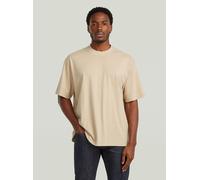 T-Shirt G-STAR "Back Graphic Loose T-Shirt", Damen, Gr. L, cream gd, Obermaterial: 100% Baumwolle, Shirts T-Shirt (23709719-L) cream gd