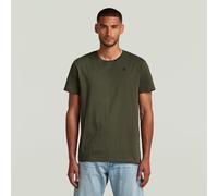 T-Shirt G-STAR "Base", Herren, Gr. L, grau (asfalt), Single Jersey, Obermaterial: 100% Baumwolle, unifarben, casual, regular fit, Rundhals, Kurzarm, Shirts (48487451-L) asfalt