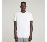T-Shirt G-STAR "Base" Gr. XXL, weiß, Herren, Jersey, Obermaterial: 100% Baumwolle, Shirts (77283653-XXL) weiß