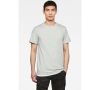 T-Shirt G-STAR "Base-S T-Shirt", Herren, Gr. XXL (60/62), grau (jadeite htr), Jersey, Obermaterial: 100% Baumwolle, unifarben, regular fit normal, Rundhals, Shirts T-Shirt, mit kleinem Logo-Detail (84