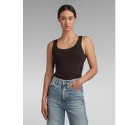T-Shirt G-STAR "Base Tanktop", Damen, Gr. S, schwarz, Obermaterial: 95% Baumwolle, 5% Elasthan, Shirts T-Shirt (26902948-S) schwarz