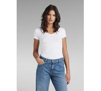 G-STAR RAW Damen Basic V-Neck Cap Sleeve T-Shirt