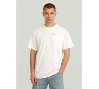 T-Shirt G-STAR "Distressed Zip Pocket T-Shirt", Damen, Gr. L, milk, Obermaterial: 100% Baumwolle, Shirts T-Shirt (62525714-L) milk