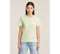 T-Shirt G-STAR "Embro Logo T-Shirt", Damen, Gr. XXS, bright pistache, Obermaterial: 100% Baumwolle, Shirts T-Shirt (64572253-XXS) bright pistache
