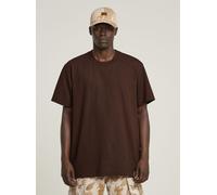 T-Shirt G-STAR "Essential Loose T-Shirt", Herren, Gr. S, deep braun, Obermaterial: 100% Baumwolle, Shirts T-Shirt (27570841-S) deep braun