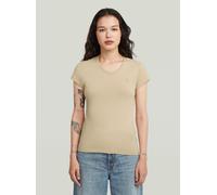 G-STAR Eyben Slim V T-Shirt 2.0 Beige S Cream D24533-4107-137-S