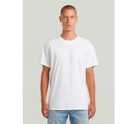 T-Shirt G-STAR "Flock Back Loose T-Shirt", Damen, Gr. M, weiß, Obermaterial: 100% Baumwolle, Shirts T-Shirt (41113227-M) weiß