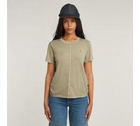 G-star Overdyed Front Seam Kurzarm-t-shirt XS Light Toggee Gd