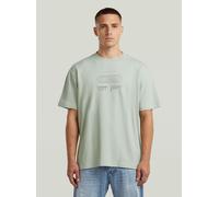 T-Shirt G-STAR "Globes Relaxed T-Shirt", Herren, Gr. L, pale grün, Obermaterial: 100% Baumwolle, Shirts T-Shirt (90004568-L) pale grün
