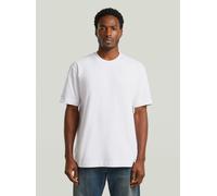 T-Shirt G-STAR "GS-01 Relaxed T-Shirt", Herren, Gr. M, weiß, Obermaterial: 100% Baumwolle, Shirts T-Shirt (11362729-M) weiß