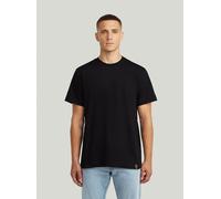 T-Shirt G-STAR "GS-01 T-Shirt", Herren, Gr. L, dk schwarz, Obermaterial: 100% Baumwolle, Shirts T-Shirt (88087456-L) dk schwarz