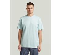 T-Shirt G-STAR "GS-01 Washed T-Shirt", Herren, Gr. L, baby blau gd, Obermaterial: 100% Baumwolle, Shirts T-Shirt (77793651-L) baby blau gd