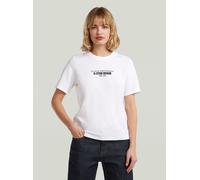 T-Shirt G-STAR "HD Graphic T-Shirt", Damen, Gr. XL, weiß, Obermaterial: 100% Baumwolle, Shirts T-Shirt (44237524-XL) weiß