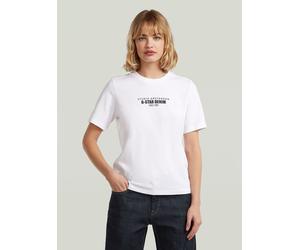 T-Shirt G-STAR "HD Graphic T-Shirt", Damen, Gr. XL, weiß, Obermaterial: 100% Baumwolle, Shirts T-Shirt (44237524-XL) weiß