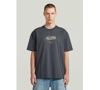 T-Shirt G-STAR "Hyper Graphic Relaxed T-Shirt", Herren, Gr. XXL, petrol, Obermaterial: 100% Baumwolle, Shirts T-Shirt (95017510-XXL) petrol