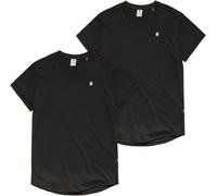 G-star Lash Kurzarm-t-shirt 2 Einheiten M Dk Black