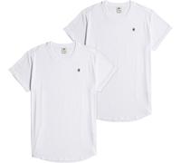 G-star Lash Kurzarm-t-shirt 2 Einheiten M White