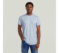 T-Shirt G-STAR "Lash", Herren, Gr. XL, lt wave, Jersey, Obermaterial: 100% Baumwolle, unifarben, normal hüftbedeckend, Rundhals, Umschlagsaum krempelbar, Shirts T-Shirt, mit kleinem Logodetail (503112