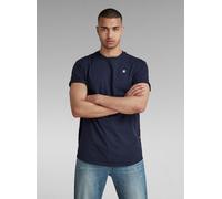 T-Shirt G-STAR "Lash T-Shirt", Herren, Gr. M, blau (sartho blau), Obermaterial: 100% Baumwolle, Shirts T-Shirt (24407546-M) sartho blau