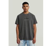 G-STAR Multi Logo Overdyed Loose T-Shirt Schwarz L dark black garment dyed D26049-C756-B564-L