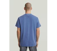 T-Shirt G-STAR "Multi Logo Overdyed Loose T-Shirt", Damen, Gr. L, dutch blau gd, Obermaterial: 100% Baumwolle, Shirts T-Shirt (49957316-L) dutch blau gd