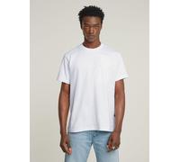T-Shirt G-STAR "Outdoor Woven Pocket Loose T-Shirt", Damen, Gr. M, weiß, Obermaterial: 100% Baumwolle, Shirts T-Shirt (47446422-M) weiß