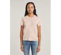 G-star Overdyed Front Seam Kurzarm-t-shirt XS Liquid Pink Gd
