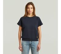 T-Shirt G-STAR "Raglan", Damen, Gr. M, salute, Single Jersey, Obermaterial: 100% Baumwolle, unifarben, regular fit hüftbedeckend, Rundhals, Raglanärmel blind abgesteppte Kante, Shirts T-Shirt, Rundhal