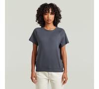 T-Shirt G-STAR "Raglan", Damen, Gr. XS (34), petrol, Single Jersey, Obermaterial: 100% Baumwolle, unifarben, regular fit hüftbedeckend, Rundhals, Raglanärmel blind abgesteppte Kante, Shirts T-Shirt, R