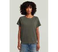 T-Shirt G-STAR "Raglan T-Shirt", Damen, Gr. XS, grün (asfalt), Obermaterial: 100% Baumwolle, Shirts T-Shirt (44022620-XS) asfalt