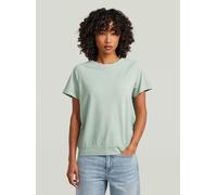 T-Shirt G-STAR "Raglan T-Shirt", Damen, Gr. XS, pale grün gd, Obermaterial: 95% Baumwolle, 5% Elasthan, Shirts T-Shirt (24182368-XS) pale grün gd