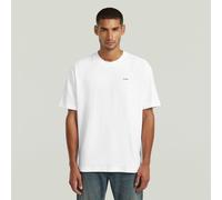 T-Shirt G-STAR "Relaxed Base", Herren, Gr. S, weiß, Jersey, Obermaterial: 100% Baumwolle, unifarben, relaxed fit hüftbedeckend, Rundhals, abgesteppte Kante, Shirts T-Shirt, Baumwolljersey mit Rundhals