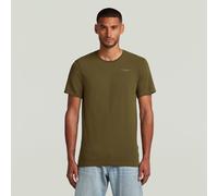 T-Shirt G-STAR "Slim Base", Herren, Gr. XL, schwarz olive, Jersey, Obermaterial: 95% Baumwolle, 5% Elasthan, unifarben, slim fit hüftbedeckend, Rundhals, Shirts T-Shirt, mit Rundhals, Baumwollmix (222
