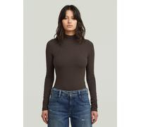 G-STAR Slim Body Top Braun L ganache D27965-E299-G652-L