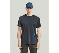 T-Shirt G-STAR "Sprayed T-Shirt", Damen, Gr. XS, india ink, Obermaterial: 100% Baumwolle, Shirts T-Shirt (46986613-XS)