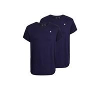 T-Shirt G-STAR "T-Shirt Lash 2 Pack 2er Pack", Herren, Gr. M, blau, Obermaterial: 100% Baumwolle CO(Bio)., Shirts T-Shirt (24474564-M) blau