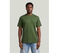 T-Shirt G-STAR "True Regular T-Shirt", Herren, Gr. XXL, dk nuri grün, Obermaterial: 100% Baumwolle, Shirts T-Shirt (83882858-XXL) dk nuri grün