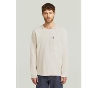 T-Shirt G-STAR "Tweeter A-Line Pocket T-Shirt", Damen, Gr. XL, weißbait, Obermaterial: 100% Baumwolle, Shirts T-Shirt (56773407-XL) weißbait