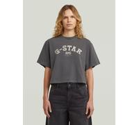 T-Shirt G-STAR "Washed Boxy T-Shirt", Damen, Gr. XL, dk schwarz gd, Obermaterial: 100% Baumwolle, Shirts T-Shirt (50447958-XL) dk schwarz gd