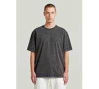 T-Shirt G-STAR "Washed Distressed Relaxed T-Shirt", Damen, Gr. XL, dk schwarz gd, Obermaterial: 100% Baumwolle, Shirts T-Shirt (98841035-XL) dk schwarz gd