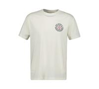 T-Shirt GANT "GRAPHIC SHORT SLEEVE", Damen, Gr. L, cream, Jersey, Obermaterial: 100% Baumwolle, unifarben, regular fit hüftlang, Rundhals, eingesetzt abgesteppte Kante, Shirts T-Shirt, mit Print vorn,