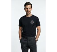 T-Shirt GANT "GRAPHIC SHORT SLEEVE", Herren, Gr. 3XL, schwarz, Jersey, Obermaterial: 100% Baumwolle, unifarben, regular fit hüftlang, Rundhals, eingesetzt abgesteppte Kante, Shirts T-Shirt, mit Print 