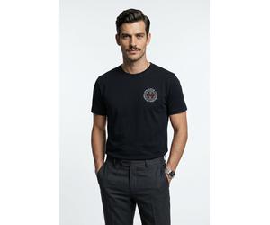 T-Shirt GANT "GRAPHIC SHORT SLEEVE", Herren, Gr. 3XL, schwarz, Jersey, Obermaterial: 100% Baumwolle, unifarben, regular fit hüftlang, Rundhals, eingesetzt abgesteppte Kante, Shirts T-Shirt, mit Print 