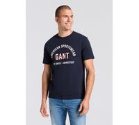 Gant Printed Graphic T-Shirt dunkelblau weiß - S