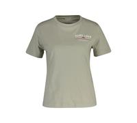 T-Shirt GANT "REG GRAPHIC SS T-SHIRT", Damen, Gr. M, faded sage, Single Jersey, Obermaterial: 100% Baumwolle, regular fit, Rundhals, Shirts T-Shirt, regular fit, Print auf der Brust (28957421-M) faded