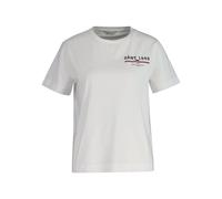 T-Shirt GANT "REG GRAPHIC SS T-SHIRT", Damen, Gr. S, weiß, Single Jersey, Obermaterial: 100% Baumwolle, regular fit, Rundhals, Shirts T-Shirt, regular fit, Print auf der Brust (16485207-S) weiß